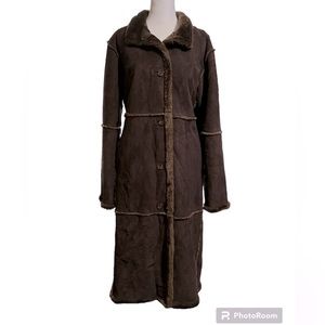 Centigrade Faux Suede Penny Lane Coat